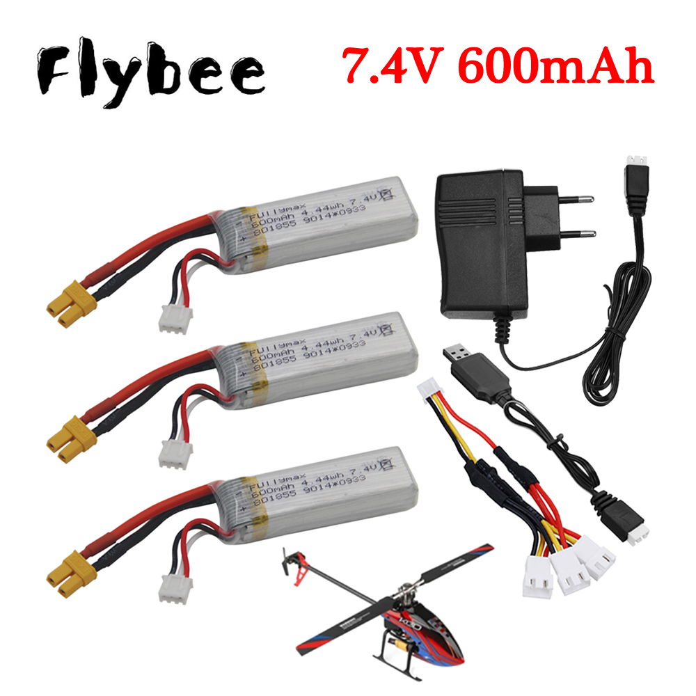Rc Hobby Parts - 7,4 V 600 mAh Lipo Batterie