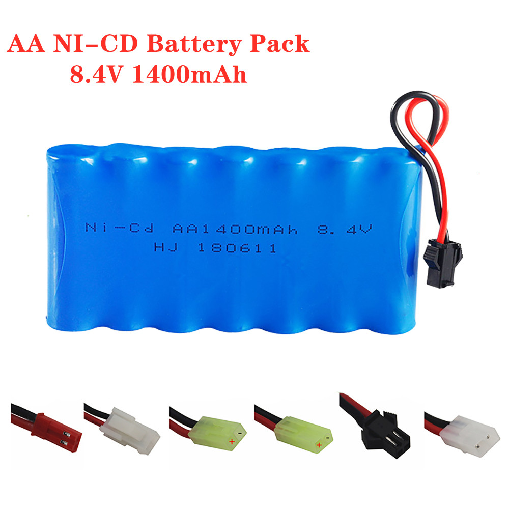 Rc Hobby Parts - 8,4 V 1400mah Ni-CD Akku Pack