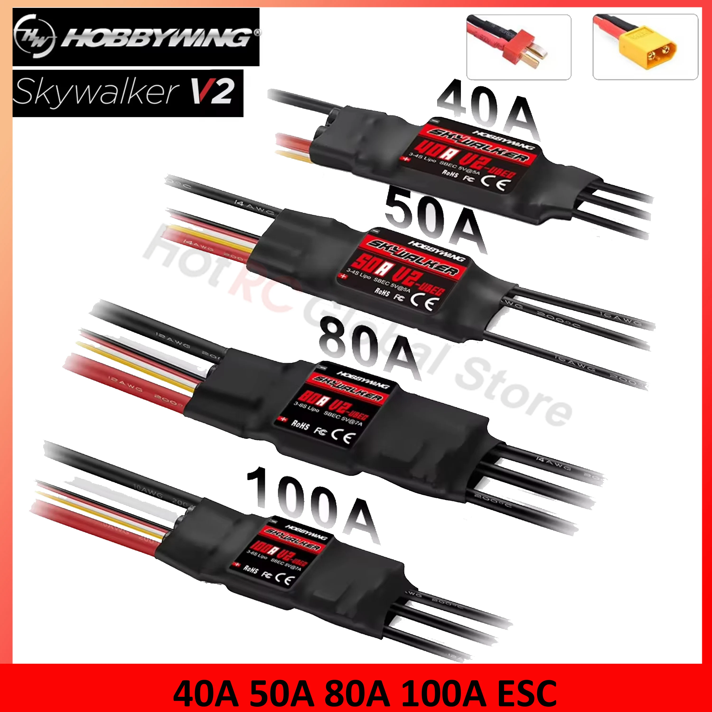 Rc Hobby Parts - Hobby wing skywalker v2 serie 40a