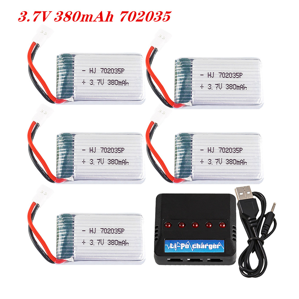 Rc Hobby Parts - 3,7 V 380mah 702035 Lipo Batterie