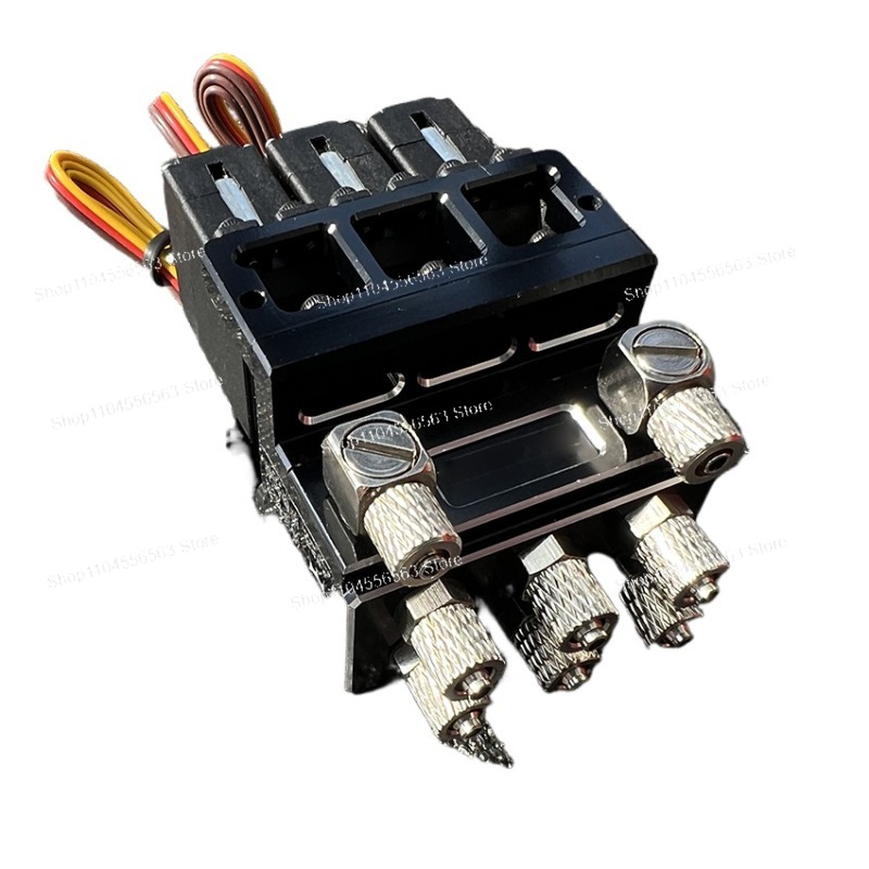 Rc Excavator Hydraulic - RC Hydraulisches 3-Wege-Richtungsventil für 1/14 Bagger-Lenkung