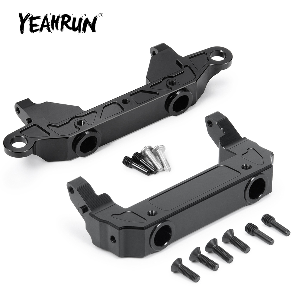 Rc Hobby Warehouse - YEAHRUN Metall-Servo-Verlagerung vorne/hinten Stoßstangenhalterung für Axial