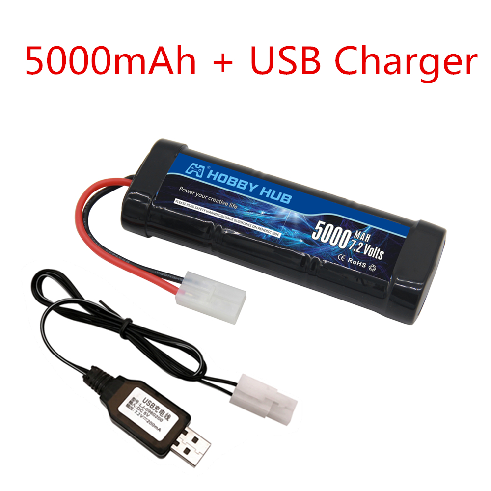 7,2 V 5000 mAh Ni-MH-Akku mit  – Rc Hobby Rc Bewertung und Preis