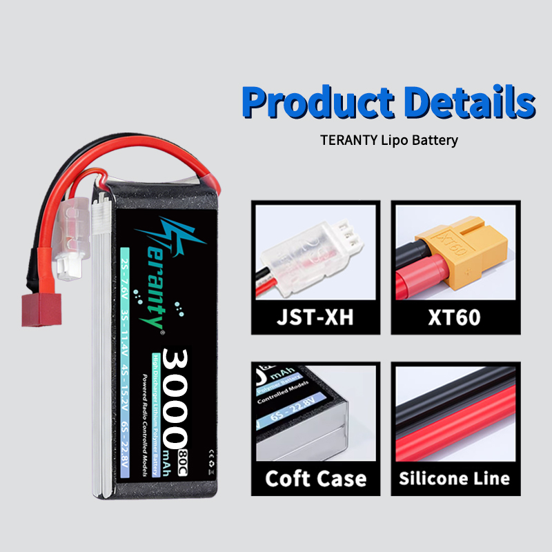 TERANTY 2S 3000mAh Lipo-Akku 7 – Rc Hobby Rc Bewertung und Preis