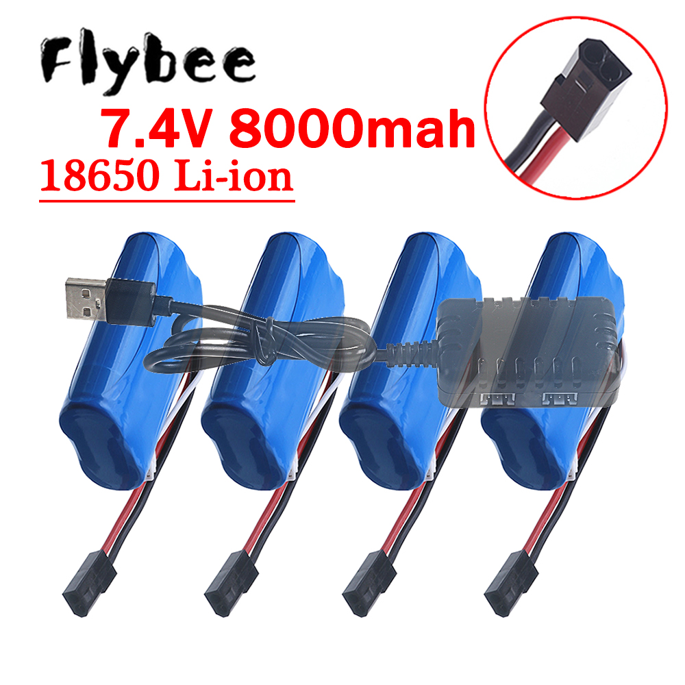 (5500 Plug) 18650 7,4V 8000mAh – Rc Hobby Parts Bewertung und Preis
