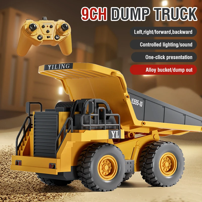 RC Legierungs-Bagger 2,4G 9CH  – Rc Excavator Hydraulic Bewertung und Preis
