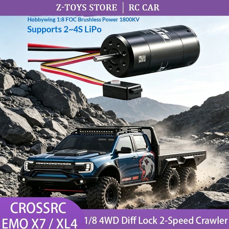 CROSSRC EMO X7 XL4 1/8 RC Craw – Rc Hobby Grade Cars Bewertung und Preis