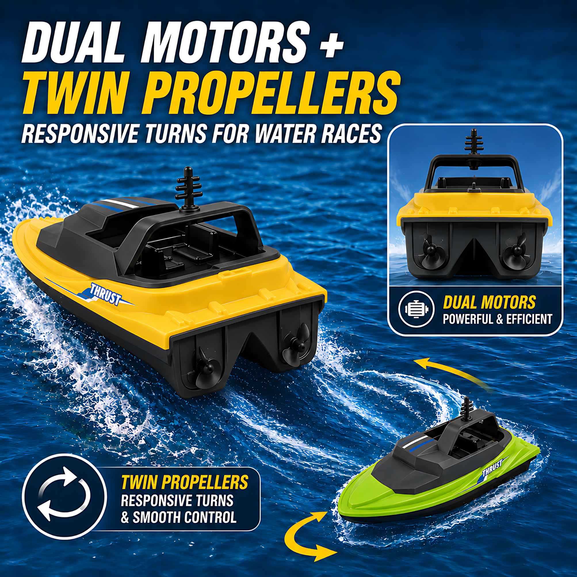 2,4 GHz Hochgeschwindigkeits-R – Rc Hobby Grade Boat Bewertung und Preis