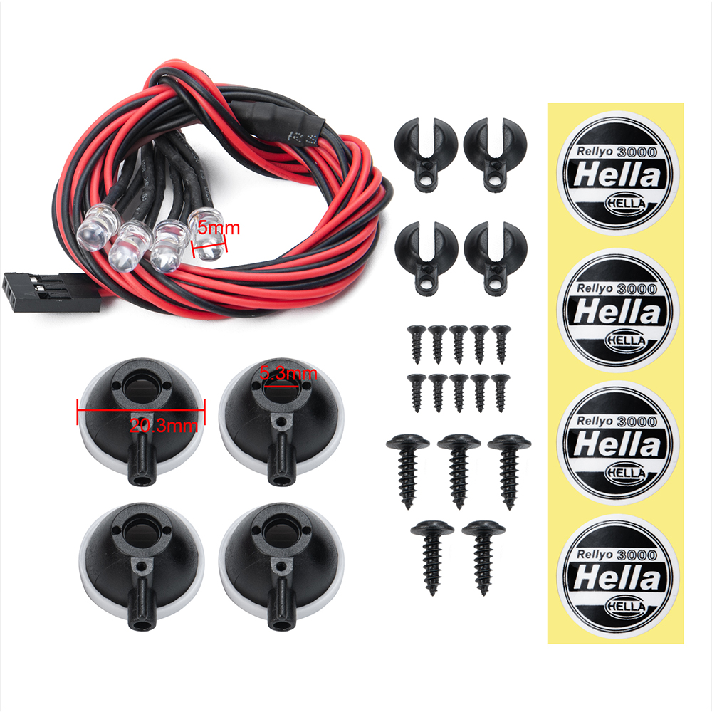 AXSPEED RC Auto Dach Lichter H – Rc Hobby Nook Bewertung und Preis